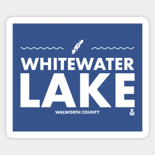 Walworth County, Wisconsin - Whitewater Lake Sticker